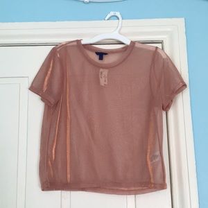 Aéropostale Pink Sheer t-shirt